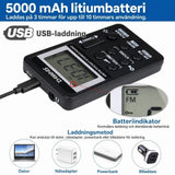 Miniradio / bärbar radio – personlig radiolyssning – stereo, DSP-tuning, 29 stationer - sparklar.se