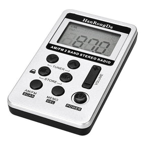 Miniradio / bärbar radio – personlig radiolyssning – stereo, DSP-tuning, 29 stationer - sparklar.se