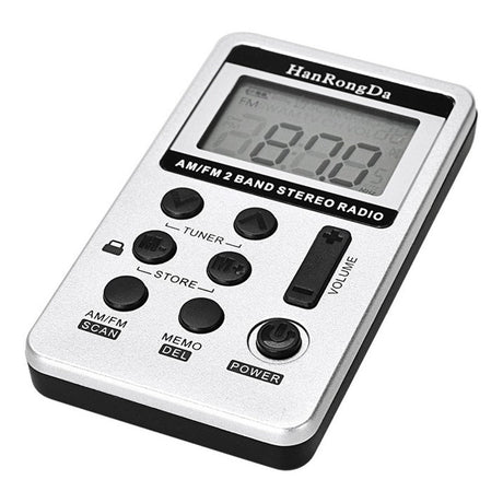 Miniradio / bärbar radio – personlig radiolyssning – stereo, DSP-tuning, 29 stationer - sparklar.se