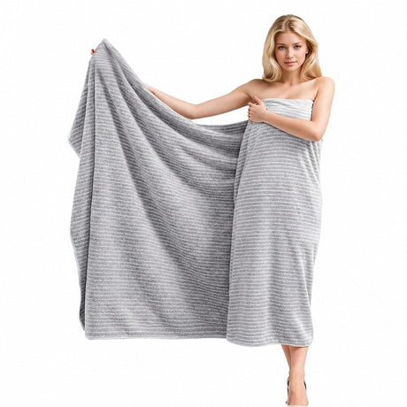 Badlakan / badhandduk – snabb torkning, helkroppstäckning – korallfleece, kantsydd finish - sparklar.se