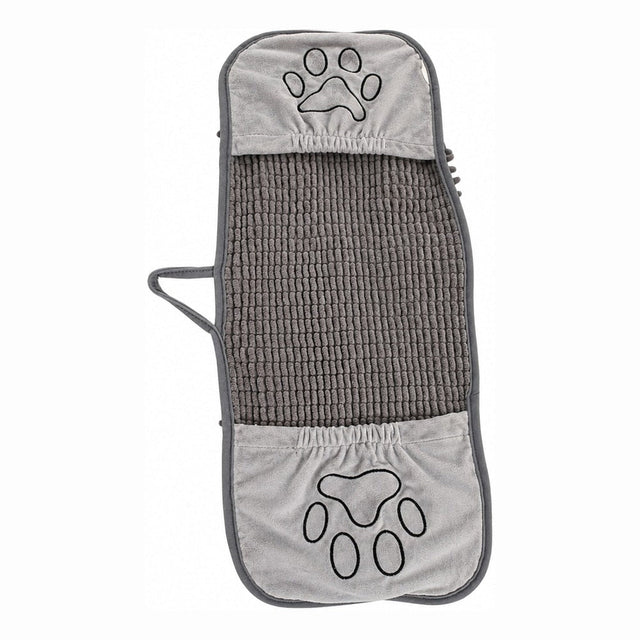 Husdjurshandduk / hundhandduk – snabb torkning efter bad – chenille, mikrofiber, storlek S - sparklar.se