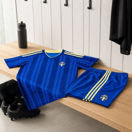Fotbollsset / fotbollsställ barn – träning och match – polyester, tröja och shorts, unisex - sparklar.se