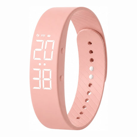 Barnklocka / digital barnklocka – tid, aktivitet, alarm – silikonarmband, USB-laddning - sparklar.se