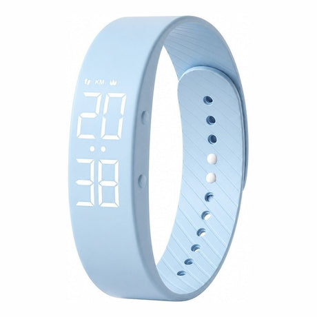 Barnklocka / digital barnklocka – tid, aktivitet, alarm – silikonarmband, USB-laddning - sparklar.se
