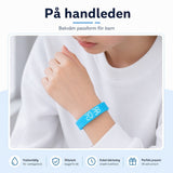 Barnklocka / digital barnklocka – tid, aktivitet, alarm – silikonarmband, USB-laddning - sparklar.se