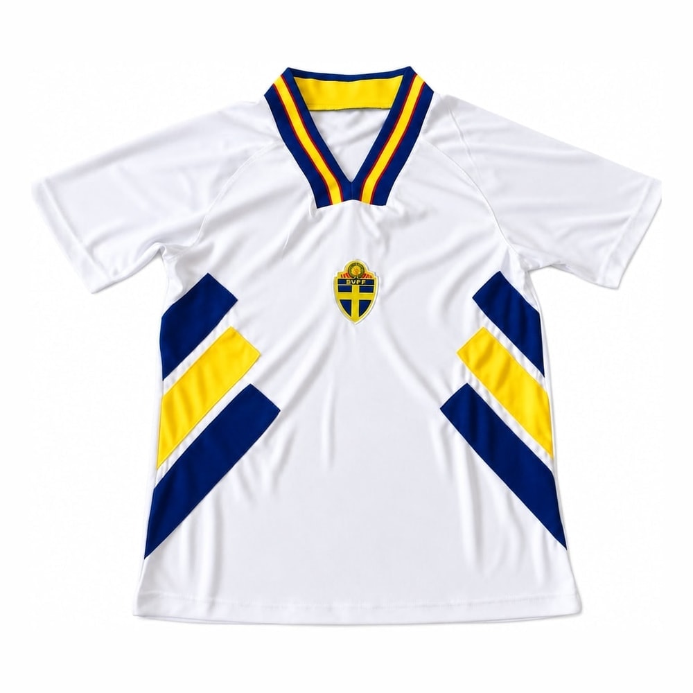 Retrofotbollströja / supportertröja – klassisk supporterstil – unisex, storlekar S–XXL - sparklar.se