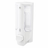 Väggmonterad tvålpump / tvåldispenser – manuell dosering vägg – ABS, 350 ml - sparklar.se