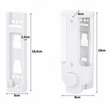 Väggmonterad tvålpump / tvåldispenser – manuell dosering vägg – ABS, 350 ml - sparklar.se