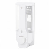 Väggmonterad tvålpump / tvåldispenser – manuell dosering vägg – ABS, 350 ml - sparklar.se