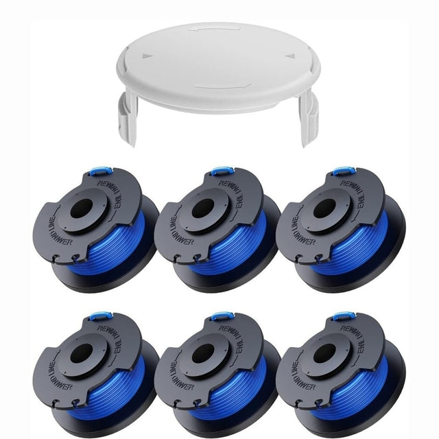 Trimmerspolar med spolkåpa – Ryobi-kompatibelt 6-pack – bild 1