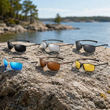 Polariserade solglasögon i flera färgkombinationer