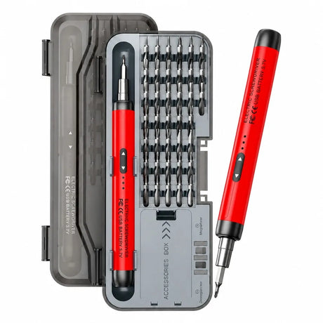 Elektrisk precisionsskruvdragare – 46-delars set med USB-C – ND-23175-11.webp - sparklar.se