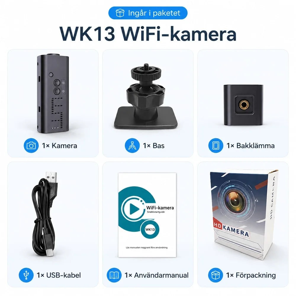 WiFi-kamera för inomhusbruk
