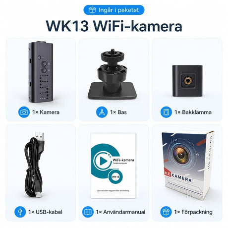 WiFi-kamera för inomhusbruk