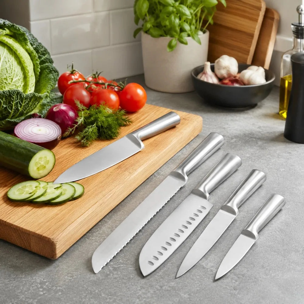 Knivset 5 delar – köksknivar i 4Cr-stål för vardagsmatlagning – ND-23303-6-ENV.webp - sparklar.se