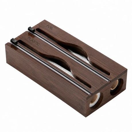Folieskärare i bambu – väggmonterad dispenser för köksrullar – ND-23344-21.webp - sparklar.se
