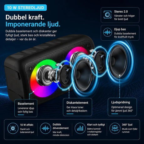 Bluetoothhögtalare 10 W – portabel högtalare med RGB-ljusring – ND-23353-7-INF.webp - sparklar.se