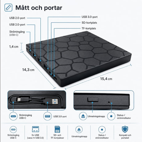 Extern CD/DVD-spelare och brännare – optisk enhet med USB-C – ND-23415-2-INF.jpg - sparklar.se