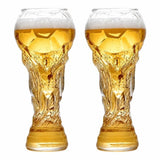 Fotbollsformade ölglas, 450 ml – 2-pack – Sparklar