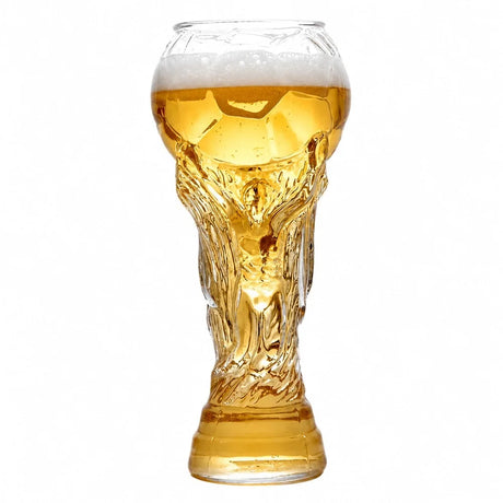 Fotbollsformade ölglas, 450 ml – 2-pack – Sparklar