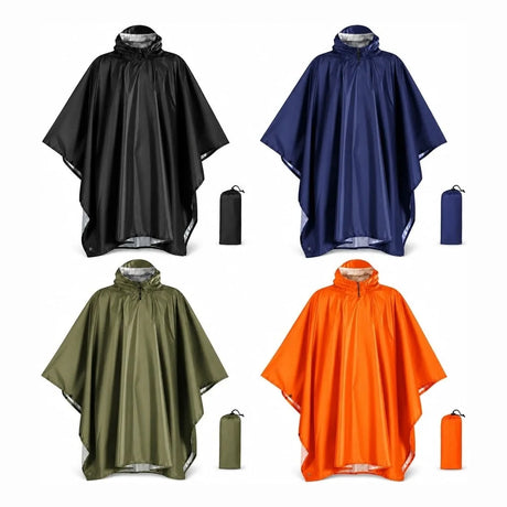 Regnponcho 3-i-1 – poncho, tarp och markduk - sparklar.se