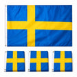 Sverigeflagga – 90 x 150 cm med metallöljetter - sparklar.se