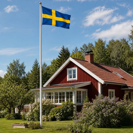 Sverigeflagga – 90 x 150 cm med metallöljetter - sparklar.se