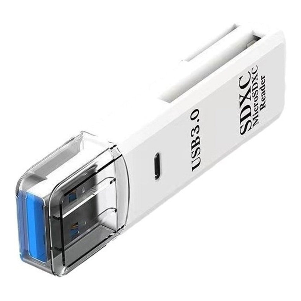 Svart USB-C-kortläsare för SD och microSD – produktbild 2