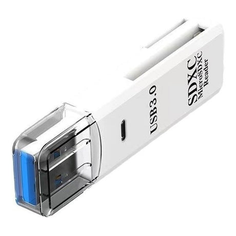 Svart USB-C-kortläsare för SD och microSD – produktbild 2