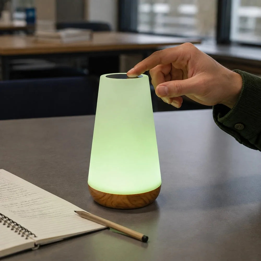 Uppladdningsbar LED-bordslampa – touch och fjärrkontroll – Sparklar