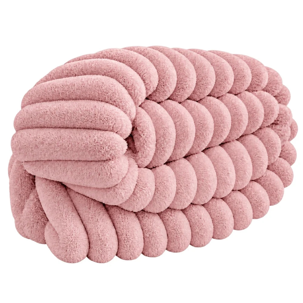 Mjuk pläd i rosa
