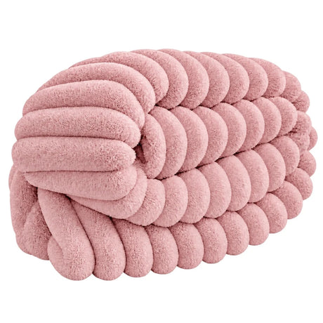 Mjuk pläd i rosa