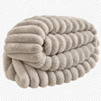 Mjuk pläd i beige