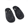 Natural felt slippers Pelsi - Dark grey