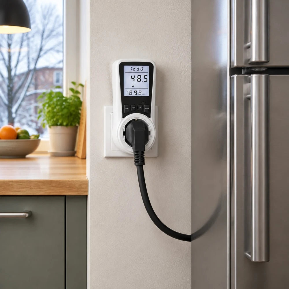 En energimätare för vägguttag – välj en eller två mätare