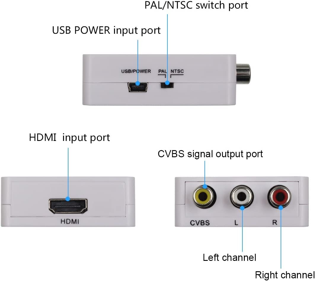 HDMI-till-AV-omvandlare - Sparklar