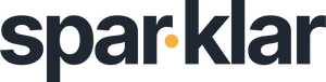 Sparklar wordmark with nested amber mid-dot